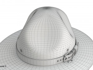 Scout campaign hat 3D Model