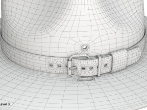Scout campaign hat 3D Model