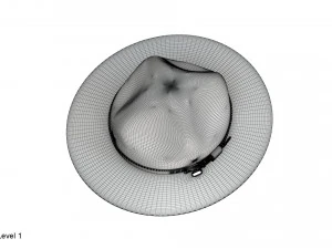 Chapeau de campagne scoute Modèle 3D