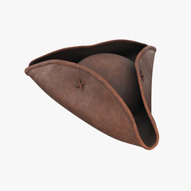 Pirate hat Modelo 3D .c4d .max .obj .3ds .fbx .stl .blend 