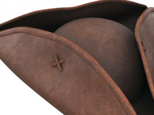 Chap&eacute;u de pirata Modelo 3D