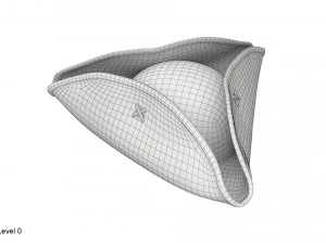 Chap&eacute;u de pirata Modelo 3D