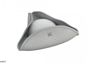 Chap&eacute;u de pirata Modelo 3D
