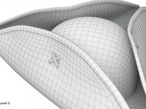Chap&eacute;u de pirata Modelo 3D