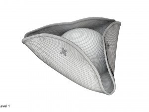 Pirate hat Modelo 3D