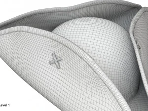 Chap&eacute;u de pirata Modelo 3D