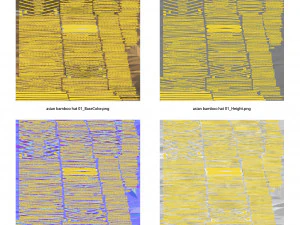 Cappello di bamb&ugrave; asiatico Modello 3D