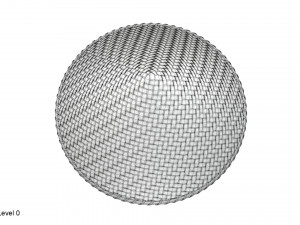 Asian bamboo hat 3D Model