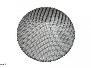 Cappello di bamb&ugrave; asiatico Modello 3D