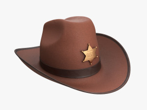 Sheriff hat Modelo 3D