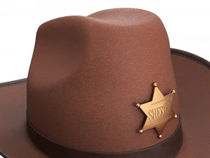 Kapelusz szeryfa Model 3D