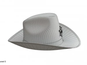 Kapelusz szeryfa Model 3D