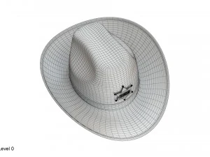 Kapelusz szeryfa Model 3D