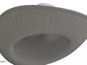 Kapelusz szeryfa Model 3D