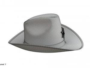 Kapelusz szeryfa Model 3D