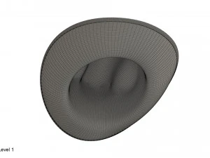 Kapelusz szeryfa Model 3D