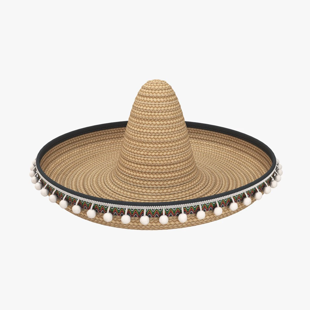 Sombrero 3D Modell .c4d .max .obj .3ds .fbx .stl .blend