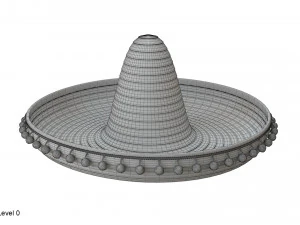 Sombrero 3D Modell