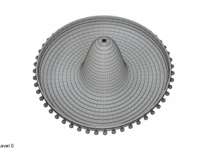 Sombrero 3D Modell