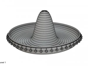Sombrero 3D Modell