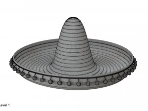 Sombrero 3D Modell
