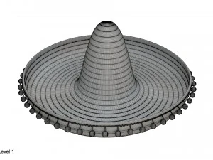Sombrero 3D Modell