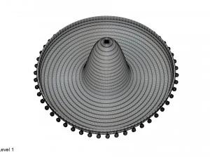 Sombrero 3D Modell