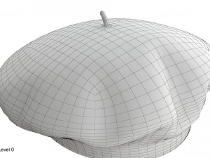 Beret hat 3D Model