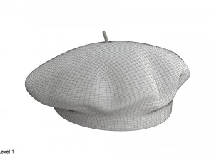 Beret hat 3D Model