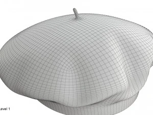 Beret hat 3D Model