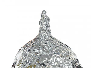 Sombrero de papel de aluminio Modelo 3D