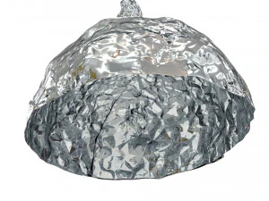 Sombrero de papel de aluminio Modelo 3D