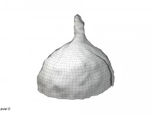 Sombrero de papel de aluminio Modelo 3D