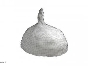 Sombrero de papel de aluminio Modelo 3D