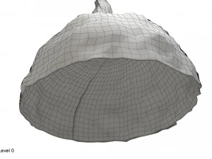 Sombrero de papel de aluminio Modelo 3D