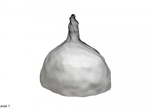 Sombrero de papel de aluminio Modelo 3D