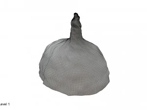 Sombrero de papel de aluminio Modelo 3D