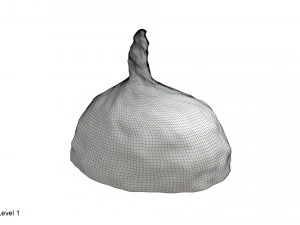 Sombrero de papel de aluminio Modelo 3D