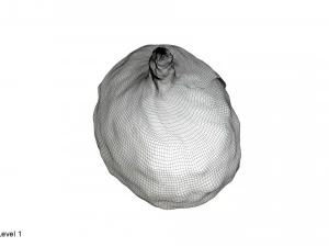 Sombrero de papel de aluminio Modelo 3D