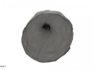 Sombrero de papel de aluminio Modelo 3D