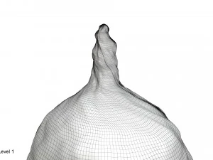 Sombrero de papel de aluminio Modelo 3D