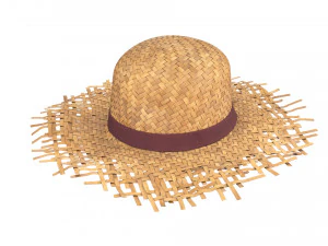 Cappello di paglia Modello 3D