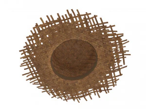 Cappello di paglia Modello 3D