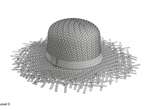 Cappello di paglia Modello 3D