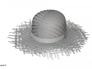 Cappello di paglia Modello 3D