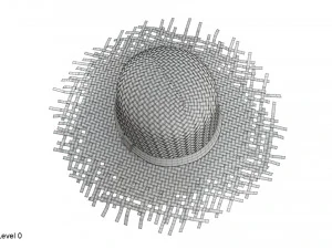 Cappello di paglia Modello 3D