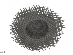 Cappello di paglia Modello 3D