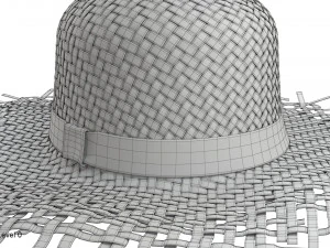 Cappello di paglia Modello 3D