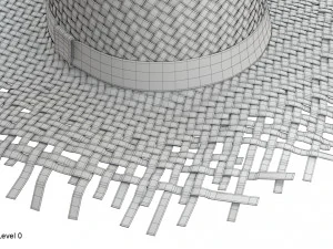 Cappello di paglia Modello 3D