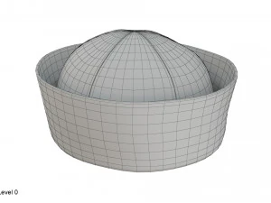 선원 모자 3D 모델